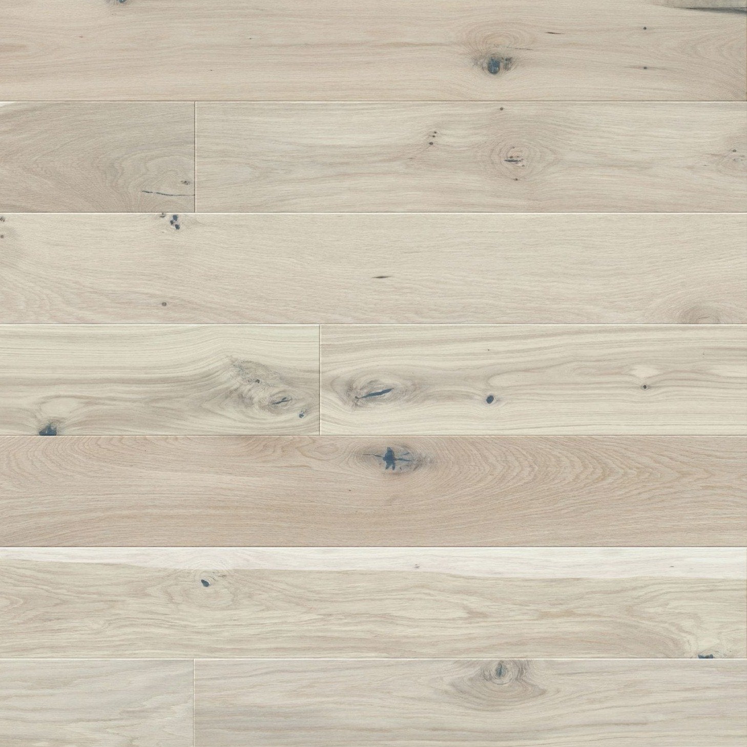 Sanded  Ashton & Rose Lune white oak flooring from our light wood collection