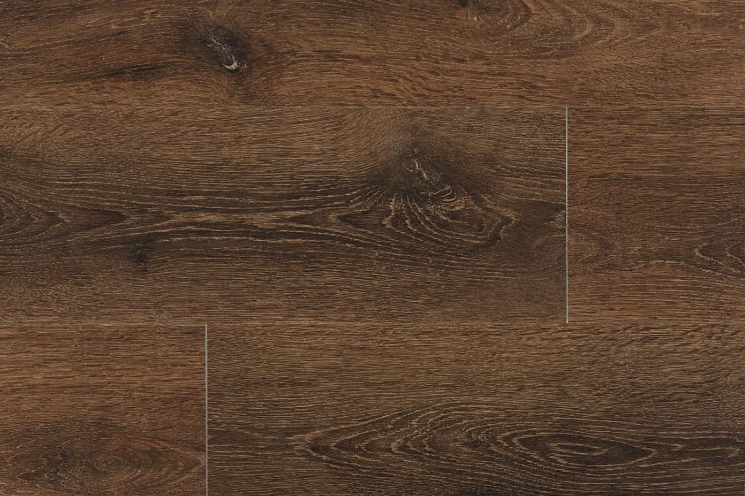 Free sample of Burnt Cocoa Glue Down Herringbone parquet hardwood flooring from our Vinyl Flooring collection
