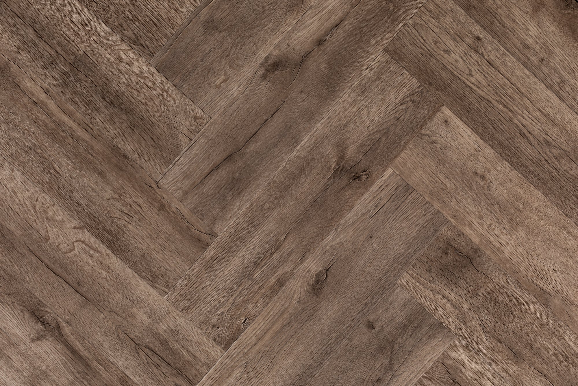 Silvery Clay Glue Down herringbone vinyl flooring from our Herringbone collection